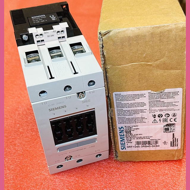 Контактор 24VDC 80A 37kW 3RT1045-3RB40-0KS0 Siemens