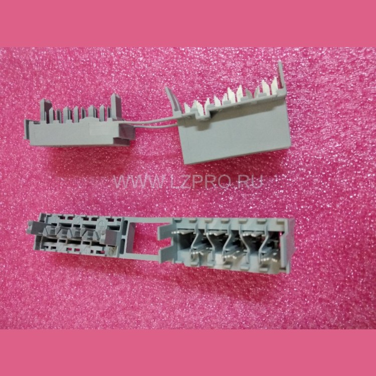 Разъем Wago 730-106 730-126 (розетка 6-конт., с авто-обрезанием проводов) ZAA648W6