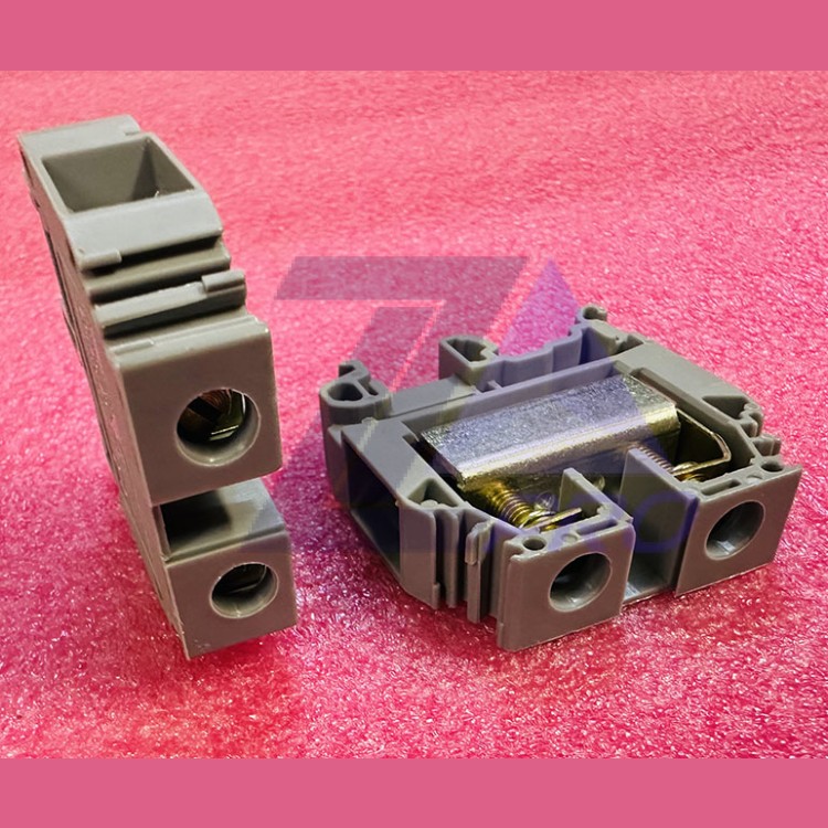 M16/12 Клеммник винтовой до 16 мм² на DIN-рейку (серый) TYCO