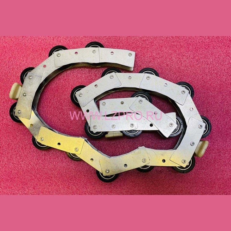 Отклоняющая цепь балюстрады эскалатора на 18 роликов BLT/Brilliant, Schindler, SEC