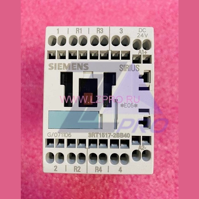 Контактор 24V 5,5kW 3RT1517-2BB40 Siemens