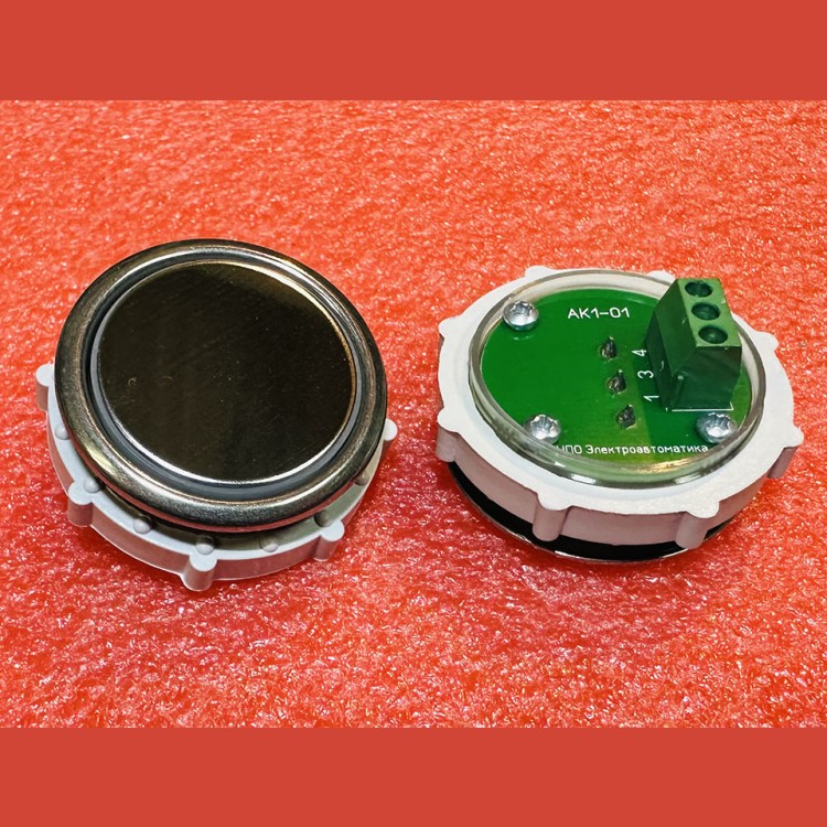 Выключатель кнопочный "без символов" красная подсветка ВК-32 АК1-01