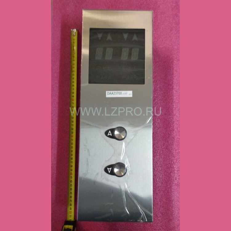 Пост вызывной XIZI OTIS (2 кнопки + 2 индикатора) 165х480 мм шлиф. нерж. DAA23501DL994