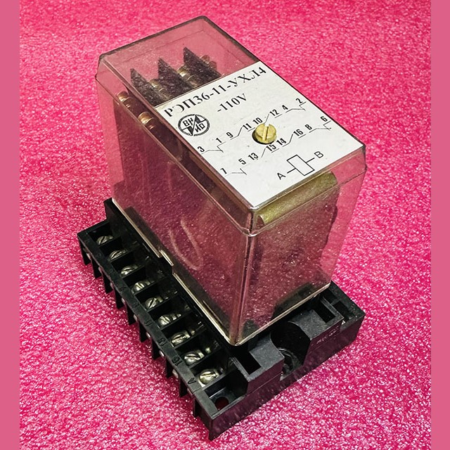 Реле промежуточное РЭП36-11-УХЛ4-110V 6з+2р (под винт)