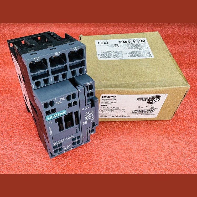 Контактор 12A 5,5kW 1NO 1NC 3RT2024-2AG20 Siemens