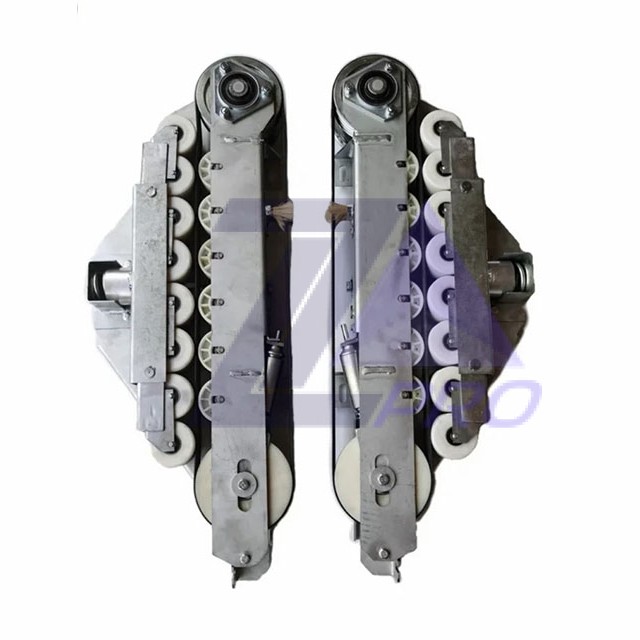 Ременно-роликовое устройство привода поручня эскалатора 506NCE левое GBA26180D1 Otis