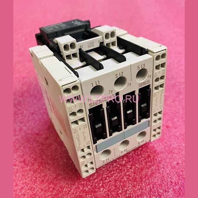 Контактор 3P 2NO+2NC 110Vac 11kW 25A 3RT1026-3AF06 Siemens