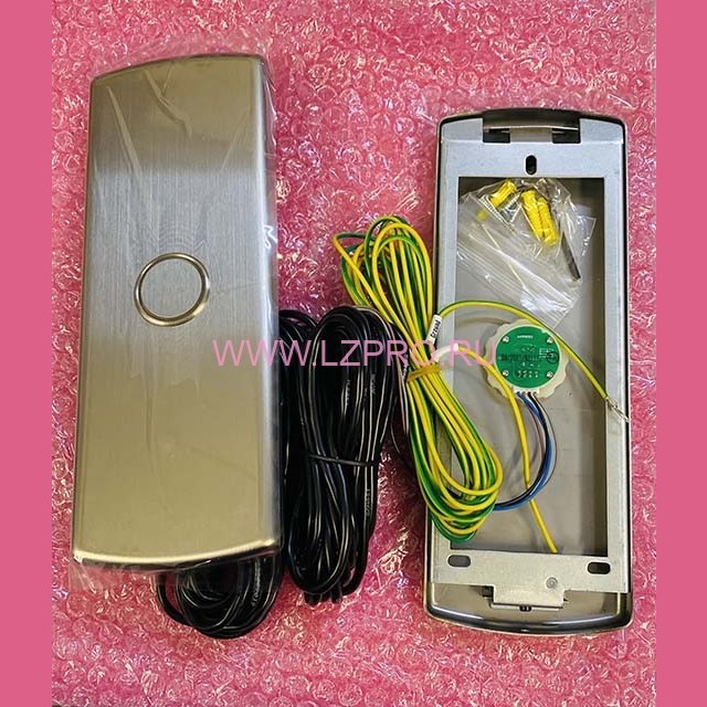 Вызывной пост однокнопочный (шлифов. нерж. сталь, кнопка A4N58353) МЭЛ