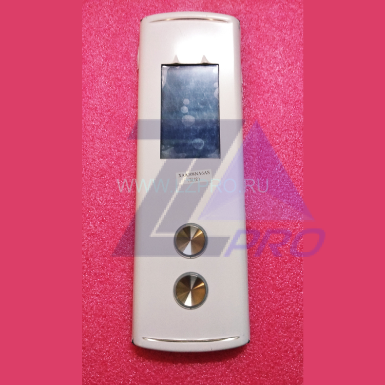 Вызывной пост (2 кнопки подсветка синий ореол с встроенным индикатором) XAA308NA6AS XIZI OTIS