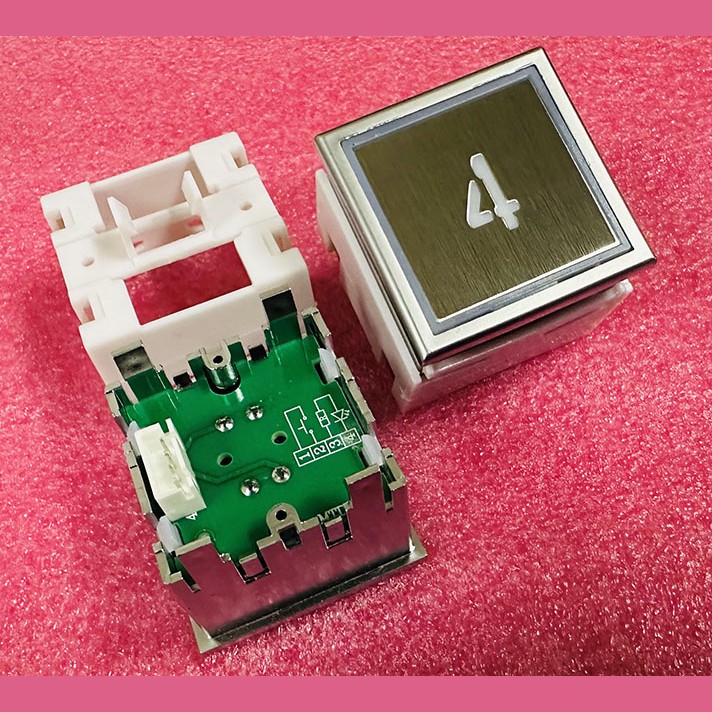 Модуль кнопочный "4" голубая подсветка KT40 MTD280 ThyssenKrupp