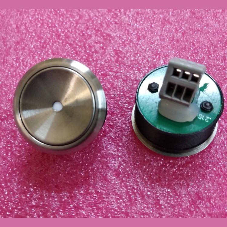 Кнопка КЛ-МСУ-019 (VR вандалоустойчивая без подсветки "служебная", цвет центральной вставки белый)