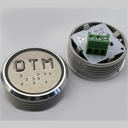 Модуль кнопочный красная подсветка "ОТМЕНА" К1-Отм-К (аналог Achille Vega)