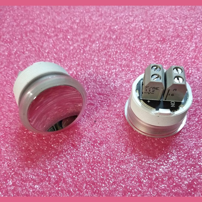 Кнопка  (подсветка ореол зеленая; полиров. нерж.) Otis FAA25090AE112