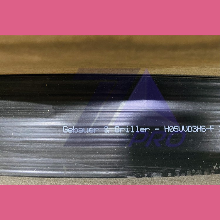 Кабель подвесной плоский H05VVD3H6-F 24G0,75 ST-8VE Gebauer&Griller FAA25500AF999