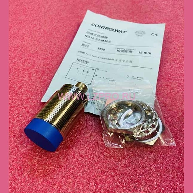 Датчик наличия ступени эскалатора XO508 PNP NO M30 15 mm ND15-S3-M30S