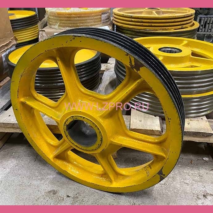 Шкив канатоведущий (455 мм, канаты 4x10,5 мм) ZAA260C4 11VTR