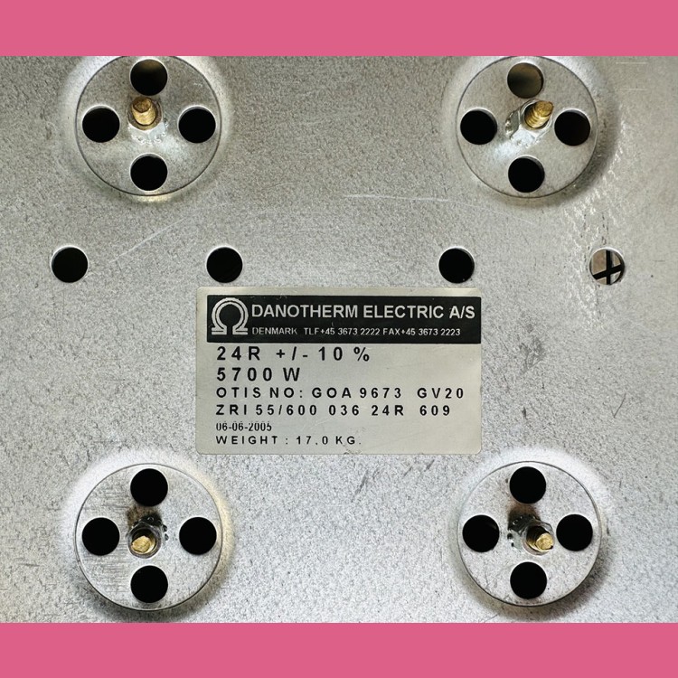 Блок резисторов 5kW 24R +/- 10% 5700W GOA9673GV20 DANOTHERM
