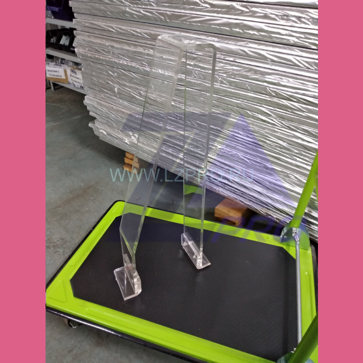 Акриловый отбойник для эскалатора OTIS