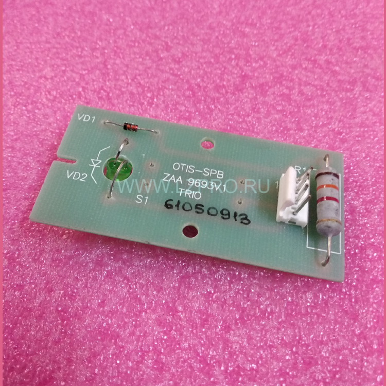 Плата однокнопочного модуля к посту приказов ZAA9693V1