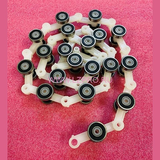 Цепь отклоняющая балюстрады 19 звеньев L=1230 mm Шаг 60 mm